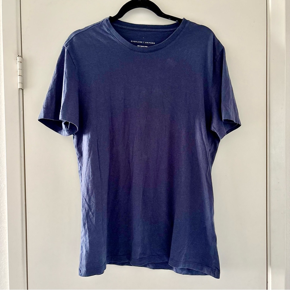 Everlane Deep Blue Short Sleeve Tee